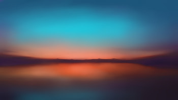 Sunset, dusk, sky, reflections, minimal HD wallpaper