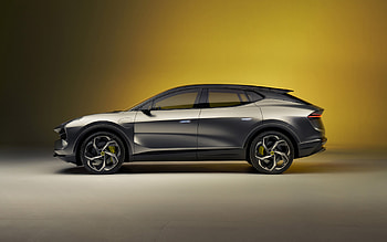 2023, Lotus Eletre, side view, exterior, new gray Eletre, electric cars, electric crossover, Lotus HD wallpaper