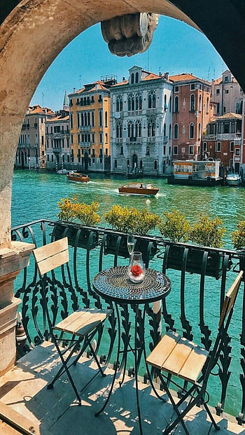 venice, green, blue HD phone wallpaper