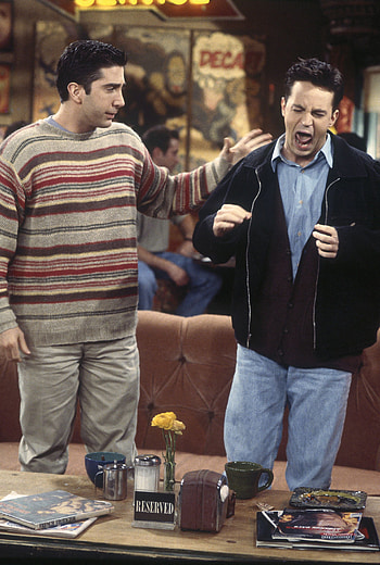 Peter, Ross Geller, Friends moments HD phone wallpaper