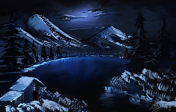 ... Bob Ross Challenge - Episode 6 by Alumx HD wallpaper