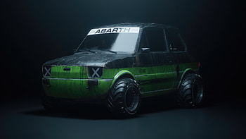 Fiat 126 Concept , fiat, concept-cars, cars, artist, artwork, digital-art, artstation HD wallpaper