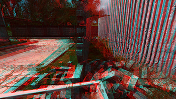 3D, Wall, Graphics, Anaglyph HD wallpaper
