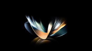 Samsung Galaxy Z Fold 4 Stock, samsung-galaxy-fold, samsung, stock, original, artist, digital-art, dark, black, oled HD wallpaper