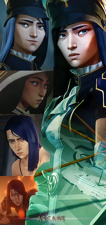 Caitlyn Arcane (Mod2), League Of Legends, Lol HD phone wallpaper