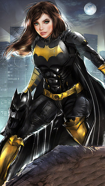 Artwork, Batgirl, Sony Xperia HD phone wallpaper