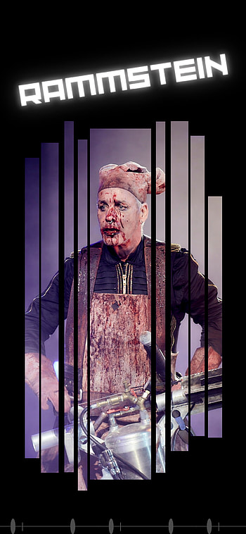 Rammstein Till, Rock, Music, Amoled, Black, Metal HD phone wallpaper