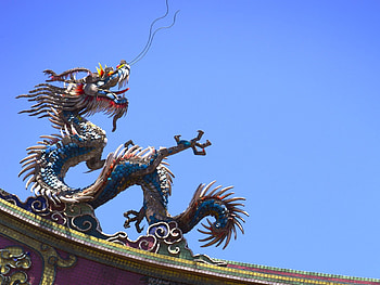 Sky, Decorations, Miscellanea, Miscellaneous, Dragon HD wallpaper