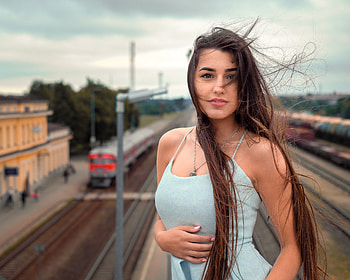 Long Hair Women Outdoors, girls, model, outdoors HD wallpaper