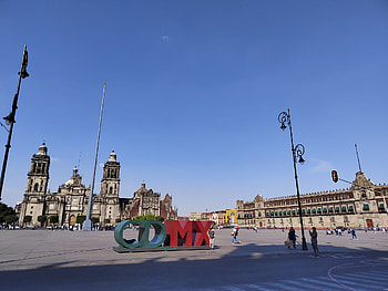 Zocalo (Constitution Square), Mexico City Metropolitan Cathedral, Attraction reviews, Transportation HD wallpaper