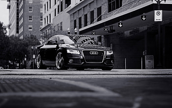 Black Audi, Backgrounds HD wallpaper