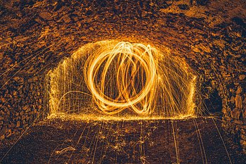 Sparks, Miscellanea, Miscellaneous, zelight, Glow, Circle HD wallpaper