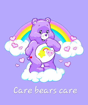 Care bear, pink HD phone wallpaper