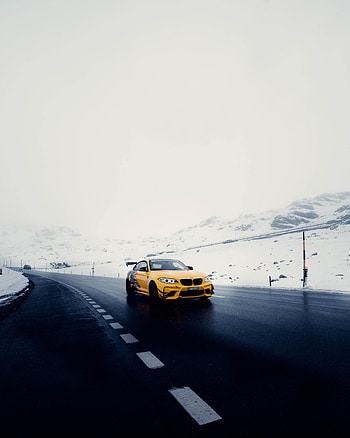 Sports, Snow, Cars, Road, Car, Sports Car HD phone wallpaper