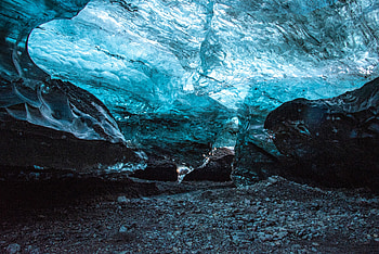 Nature, Stones, Ice, Cave, Ice Floes HD wallpaper