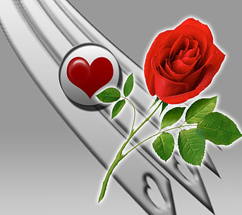 Rolling Love Your Way :), valentine, roses, love, ball, hearts HD wallpaper