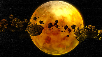 Universe, Planet, Asteroids, Open Space HD wallpaper