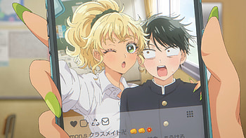 Kotoko's Selfie with Takuya — Gals Can't Be Kind to Otaku!?, Anime, Kotoko Ijichi, Takuya Seo HD wallpaper