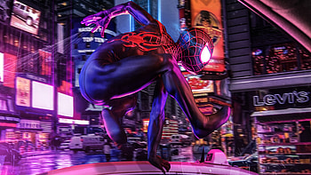 SpiderMan Into The Spider Verse Movie Art, spiderman-into-the-spider-verse, 2018-movies, movies, spiderman, animated-movies, artwork, artist, deviantart HD wallpaper
