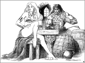 conan, eating, woman, drinking HD wallpaper