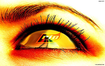 Eye Reflections, pupil, eye, orange, yellow HD wallpaper