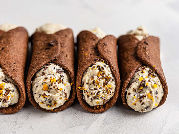 Vegan cannoli, Baked delight, Healthy recipe, Dairy- alternative HD wallpaper
