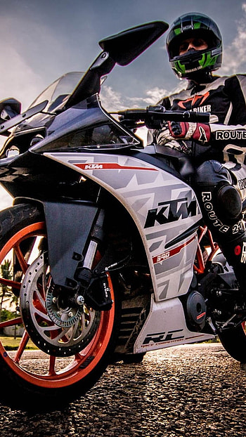 Ktm Rc 390, Rider HD phone wallpaper
