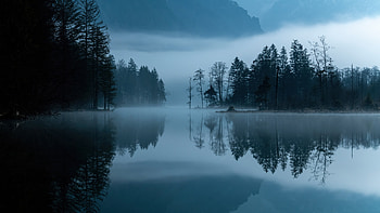 Beautiful Calm Reflection Of Nature, nature, reflection, artist, artwork, digital-art HD wallpaper