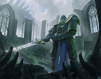 Fantasy Knight: Guardian of the Mystical Ruins, fantasy, knight HD wallpaper