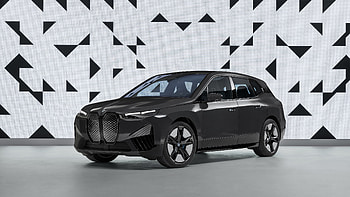 Black BMW iX Flow Cars HD wallpaper