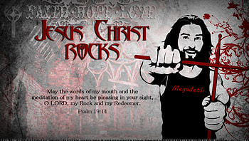 Jesus Christ Rocks, background, work partner, sick, Jesus Christ, metalcore, megadeth, rock, exercise partner, religious, positive, off the chain, heaven, wisdom, numetal, sayings, quotes, fun, industrial, , rock and roll, new wave, music, inspiring, happiness, fitness partner, motivational, dance, entertainment, love, cool, uplifting, spiritual, joy, thrash HD wallpaper