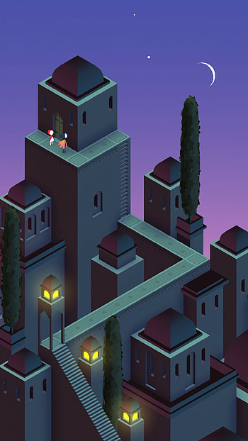 Monument Valley 2 screenshot, Immerse in the game, Artistic masterpiece, Captivating visuals HD phone wallpaper
