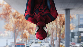 Spiderman beyond, upside down, 2021 HD wallpaper