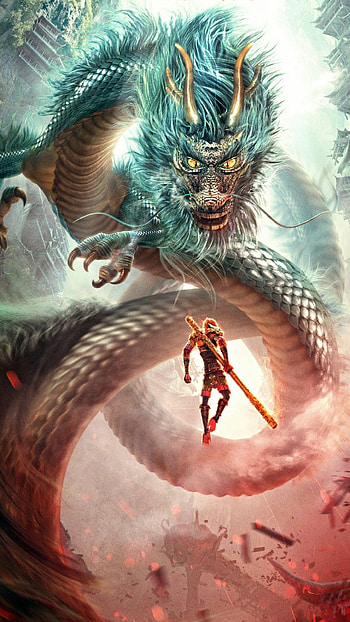 Dragon , background, Captivating visuals, Stunning art HD phone wallpaper