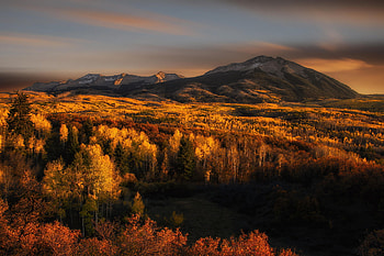 Nature, Trees, Sky, Mountains, Autumn, Forest HD wallpaper