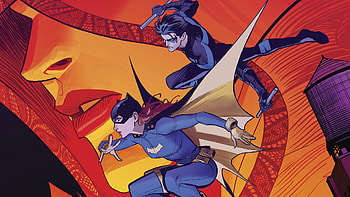 Batgirl, Nightwing, Comics, Barbara Gordon, Dick Grayson HD wallpaper