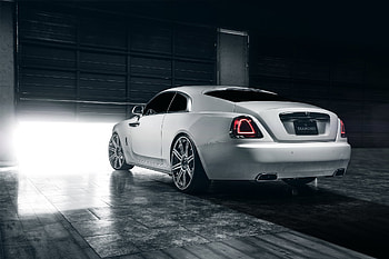 Rolls-Royce, Cars, Back View, Rear View, Wraith HD wallpaper