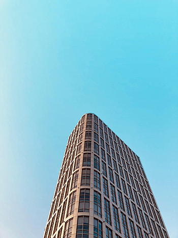 Sky, Architecture, Building, Minimalism HD phone wallpaper