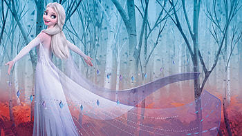 Enchanted Forest, Elsa (Frozen) HD wallpaper