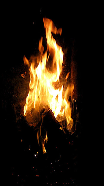 Fire, Yellow Fire HD phone wallpaper