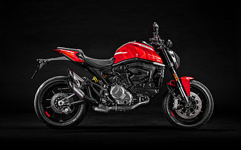 Ducati Monster, side view, 2022 bikes, superbikes, italian motorcycles, 2022 Ducati Monster, Ducati HD wallpaper