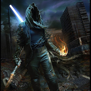 Day Watch, dark, pavel lagutin, twilight, adventure, action, hero, video game, concept art, fire, stunning HD wallpaper