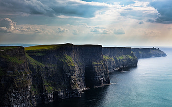 moher, ireland, , scenic, cliffs, , popular . HD wallpaper