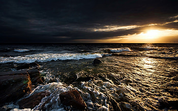 Landscape, Sea HD wallpaper