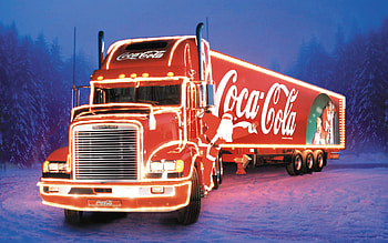 Transport, Auto, Brands, Winter, Coca-Cola, Trucks HD wallpaper