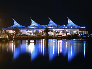 Blue Reflection, night, blue, water, lake HD wallpaper