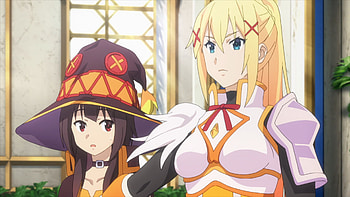 Megumin & Darkness, Anime, KonoSuba - God’s blessing on this wonderful world!!, Megumin (KonoSuba), Darkness (KonoSuba) HD wallpaper