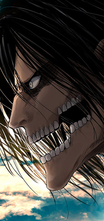 Levi standing on Titan Eren shoulders, Eren Yeager, Anime, Attack on Titan HD phone wallpaper
