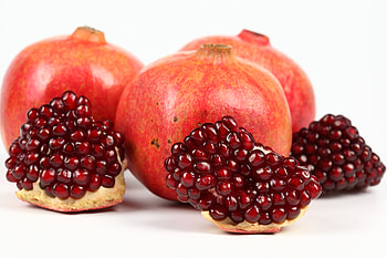 Food, Berries, Fruit, Ripe, Garnet, Pomegranate HD wallpaper