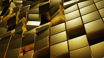 Golden portraits, Glittering ornaments, Luxurious shine, Opulent decor HD wallpaper